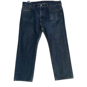Levi's 505 Men's Size 42x30 Regular Fit Straight Leg Non-Stretch Denim Jeans